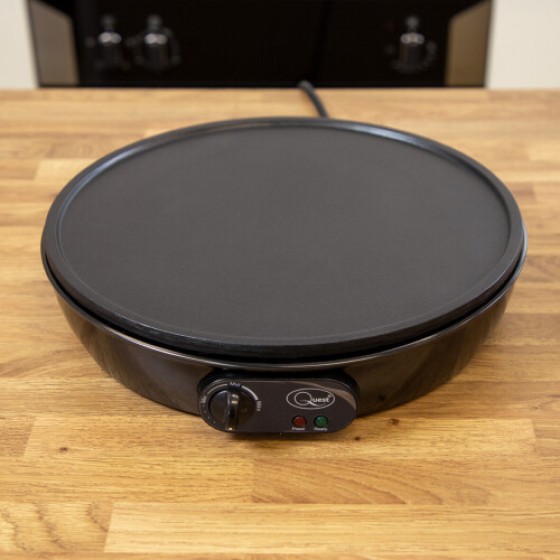 Quest 35540 電動煎餅機/可麗餅機/12吋不沾電熱板